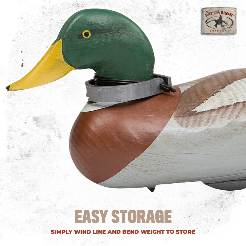Rig Em Right Rig'Em Right Waterfowl Flexible Strap Weights for Anchoring Decoys to The Ground (6-oz Weights/Per Dozen) - Image 3